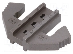 Crimping jaws; solar connectors type MC4; 2,5mm2,4mm2,6mm2