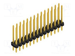 Connector: pin strips; pin header; male; PIN: 28; 2mm; THT; 2x14