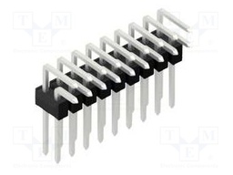 Connector: pin strips; pin header; male; PIN: 18; 2.54mm; THT; 2x9