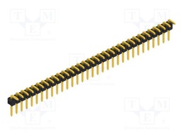 Connector: pin strips; pin header; male; PIN: 32; 2.54mm; THT; 1x32