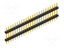 Connector: pin strips; pin header; male; PIN: 24; 2mm; THT; 1x24