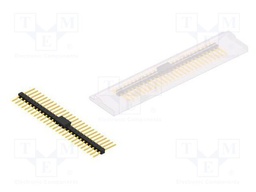 Connector: pin strips; pin header; male; PIN: 27; 2.54mm; SMT; 1x27