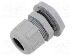 Cable gland; IP68; polyamide; grey