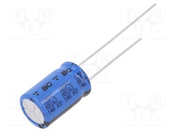 Electrolytic Capacitor, 470 µF, 25 V, 146 Series, ± 20%, Radial Leaded, 2500 hours @ 125°C