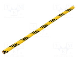 Rope; polypropylene; Ørope: 8mm; L: 50m; with a core; yellow