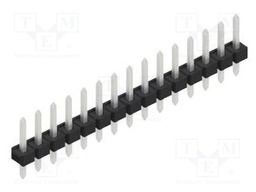 Connector: pin strips; pin header; male; PIN: 15; 2.54mm; THT; 1x15