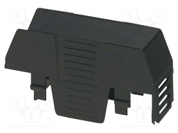Upper housing; black; EH 22,5 F; X: 22.6mm; Y: 75.26mm; Z: 36.95mm