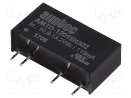 Converter: DC/DC; 1W; Uin: 10.8÷13.2V; 9VDC; Iout: 110mA; SIP7; 2.3g