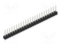 Connector: pin strips; pin header; male; PIN: 23; 2.54mm; THT; 1x23