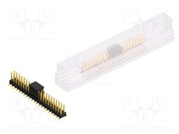 Connector: pin strips; pin header; male; PIN: 42; 2.54mm; SMT; 2x21