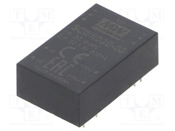 Converter: DC/DC; 3W; Uin: 18÷36V; 3.3VDC; Iout: 600mA; DIP24; 12.5g