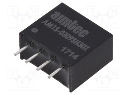 Converter: DC/DC; 1W; Uin: 2.97÷3.63V; 9VDC; Iout: 111mA; SIP4; 1.8g