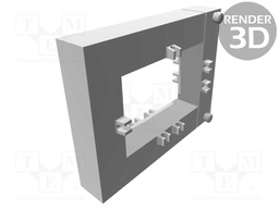 Current transformer; Series: DM; I AC: 1000A; 10VA; 142x50x184mm