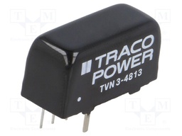 Converter: DC/DC; 3W; Uin: 36÷75V; Uout: 15VDC; Iout: 200mA; SIP8