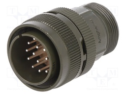 Connector: circular; Series: DS/MS; plug; male; PIN: 17; for cable