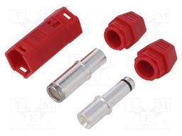 Connector: DC supply; plug; QS; male + female; PIN: 1; for cable