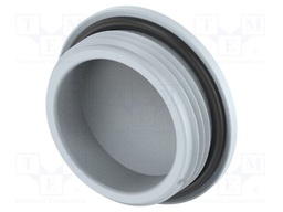 Stopper; polyamide; grey; IP68; Entrelec; Gland: PG21; 8mm