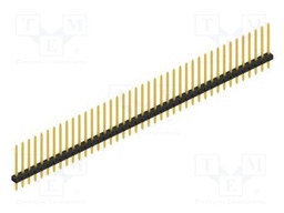 Connector: pin strips; pin header; male; PIN: 41; 2mm; THT; 1x41
