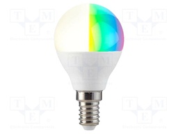 LED lamp; E14; 220÷240VAC; 450lm; 180°; CRImin: 80; Energy.cl: F