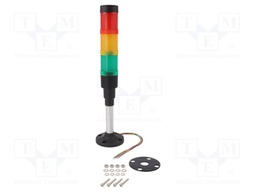 Signaller: signalling column; LED; red/yellow/green; Usup: 230VAC