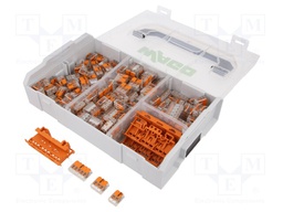 Installation quick splice; 221; spring clamp; 0.2÷4mm2; 450V; 32A