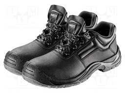 Shoes; Size: 43; black; leather; oils,slip,solvent,water