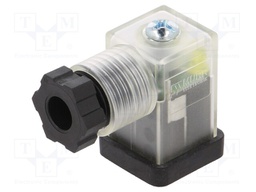 Connector: valve connector; plug; form C; 9.4mm; female; PIN: 3