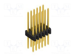 Connector: pin strips; pin header; male; PIN: 12; 1.27mm; THT; 2x6