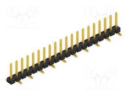 Connector: pin strips; pin header; male; PIN: 20; 2.54mm; SMT; 1x20