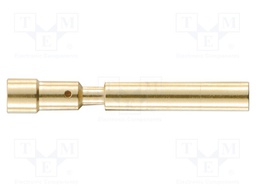 HAN M23 FEMALE CRIMP CONTACT, 1MM, 0.08 0.56MM?, GOLD 37AC1881