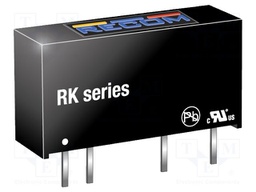 Converter: DC/DC; 1W; Uin: 21.6÷26.4V; Uout: 15VDC; Iout: 66mA; SIP7