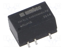 Converter: DC/DC; 1W; Uin: 2.97÷3.63V; Uout: 3.3VDC; Iout: 303mA; SMD