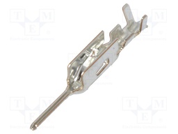 Contact; male; PNI; tinned; crimped; for cable; 3A; 2mm; 100V