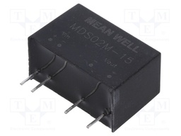 Converter: DC/DC; 2W; Uin: 10.8÷13.2V; 15VDC; Iout: 133mA; SIP7; 4.2g