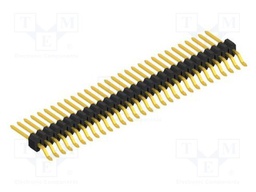 Connector: pin strips; pin header; male; PIN: 30; 1.27mm; SMT; 1x30