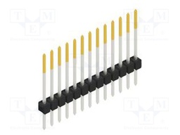 Connector: pin strips; pin header; male; PIN: 13; 2.54mm; THT; 1x13