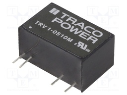 Converter: DC/DC; 1W; Uin: 4.5÷5.5V; 3.3VDC; Iout: 303mA; SIP9; 4.8g