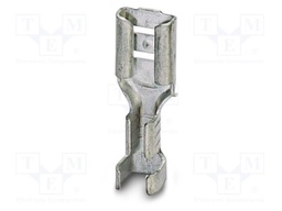 Non-insulated; Body: silver; Tip: flat
