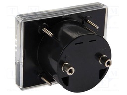 Ammeter; analogue; on panel; I AC: 0÷500mA; Class: 2,5; 60x47mm