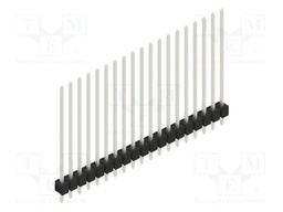 Connector: pin strips; pin header; male; PIN: 19; 2.54mm; THT; 1x19