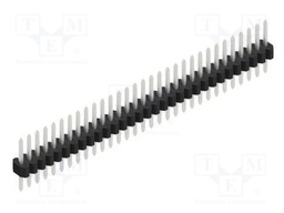 Connector: pin strips; pin header; male; PIN: 31; 1.27mm; THT; 1x31