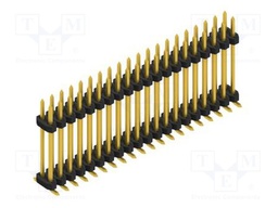 Connector: pin strips; pin header; male; PIN: 40; 2mm; SMT; 2x20