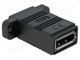 Adapter; DisplayPort socket,both sides; HDCP,HDCP 2.2,HDR