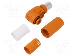 Connector: DC supply; plug; ES-250A; PIN: 1; for cable; crimped
