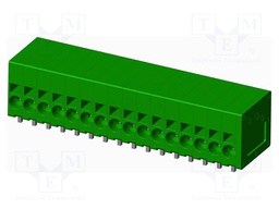 Connector: PCB terminal block; terminal; Plating: tinned; on PCBs