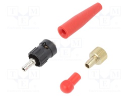 Connector: fiber optic; plug; ST(BFOC); for cable; crimped