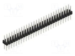Connector: pin strips; pin header; male; PIN: 54; 2.54mm; THT; 2x27