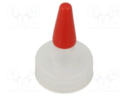 Caps for dispensing bottles; Colour: white