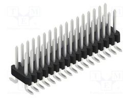 Connector: pin strips; pin header; male; PIN: 34; 1.27mm; SMT; 2x17