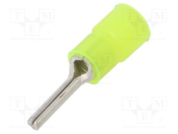 Tip: wire pin; Ø: 2.6mm; 4÷6mm2; crimped; for cable; insulated